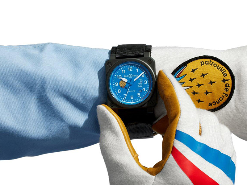 إصدار مميّز من BELL&ROSS  احتفالاً بالذكرى السبعين لتأسيس PATROUILLE DE FRANCE